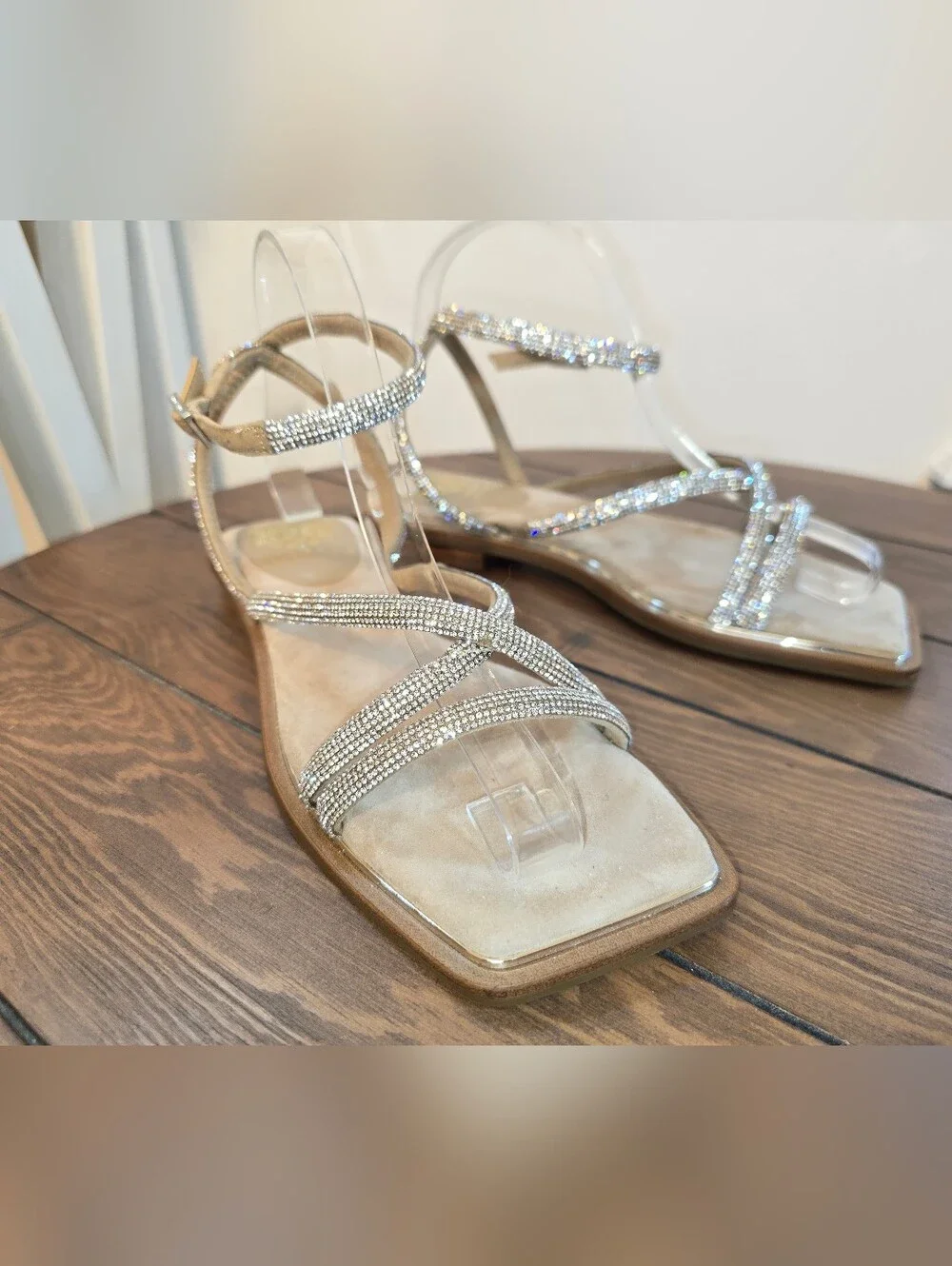 Vince Camuto NWT Pertema Sparkle Strappy Women's Sandals Size 7M